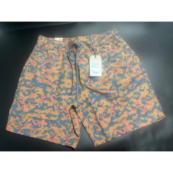 prAna Metric E-Waist Shorts Water Friendly Stretch Camo Print XXL MSRP $69 - Picture 1 of 6
